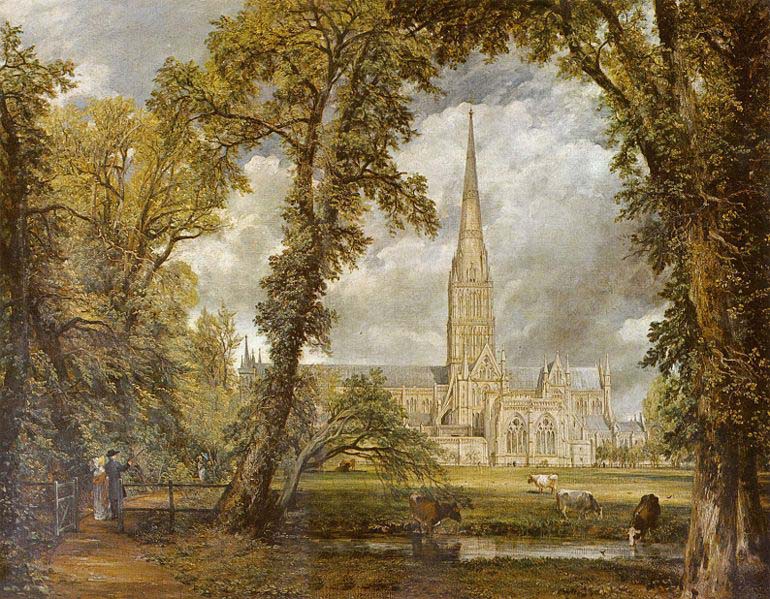 John Constable Salisbury Cathedral by John Constable